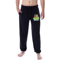 Scooby-Doo Mens' Classic Mystery Machine The Gang Jogger Pajama Pants Black -Intimo GUEST 02c09ad3 3d45 42e5 b6ae 434af87995f7