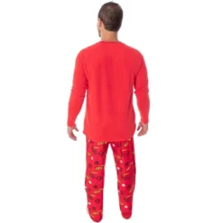 DC Comics Men's The Flash Superhero Fleece Shirt And Pant 2 PC Pajama Set -Intimo GUEST 03355912 4501 4260 83bc bd3ec9e12e04