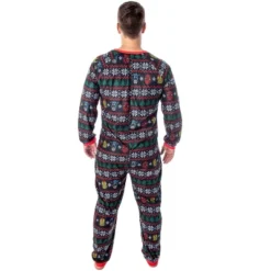 Marvel Adult Superhero Trio Ugly Sweater Print One Piece Pajama Union Suit Multi 14 Marvel Adult Superhero Trio Ugly Sweater Print One Piece Pajama Union Suit Multi -Intimo GUEST 0385c1ee d247 48b8 9dff 44952dddf89d