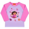 Nickelodeon Toddler Girls' Dora The Explorer Hola Flower Sleep Pajama Set Purple -Intimo GUEST 03aca527 8f16 42d2 be49 ef659b4fecad