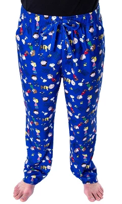 Peanuts Men's Good Grief! Allover Character Pattern Sleepwear Pajama Pants Good Grief Gang 7 Peanuts Men's Good Grief! Allover Character Pattern Sleepwear Pajama Pants Good Grief Gang - Image 5
