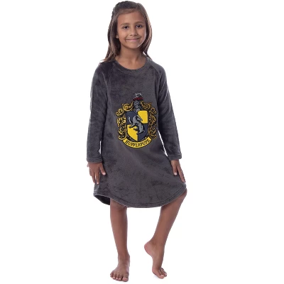 Harry Potter Girls' Hogwarts Houses Crest Raglan Pajama Nightgown-All Houses 6 Harry Potter Girls' Hogwarts Houses Crest Raglan Pajama Nightgown-All Houses - Image 4