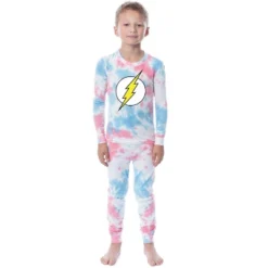 DC Comics Kids' The Flash Girls Boys 2 Piece Tight Fit Youth Pajama Set Multicolored -Intimo GUEST 06785bee 535d 41a6 ba81 62b2bac0f13f