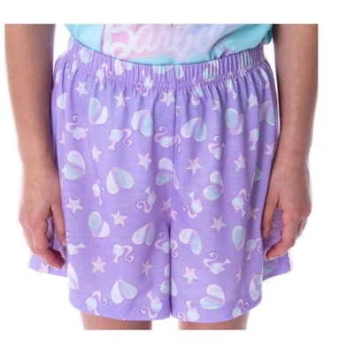 Barbie Little Girls' Unicorn Love Shirt And Shorts 2 PC Pajama Set Unicorn Love 5 Barbie Little Girls' Unicorn Love Shirt And Shorts 2 PC Pajama Set Unicorn Love - Image 3