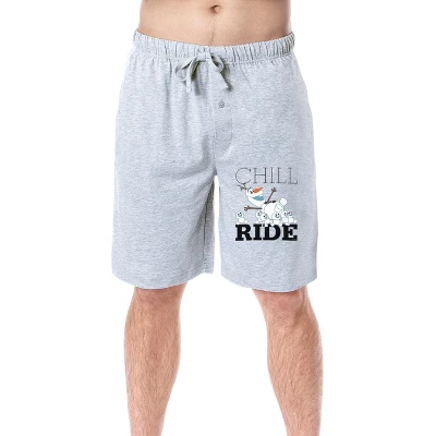 Disney Mens' Frozen Movie Film Olaf Character Chill Ride Sleep Pajama Shorts Grey 6 Disney Mens' Frozen Movie Film Olaf Character Chill Ride Sleep Pajama Shorts Grey - Image 4