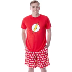 DC Comics Mens' The Flash Logo Short Sleeve Shirt Pajama Short Set Red 10 DC Comics Mens' The Flash Logo Short Sleeve Shirt Pajama Short Set Red -Intimo GUEST 0d8fff69 b7e0 42f2 a523 219c8008c5a5