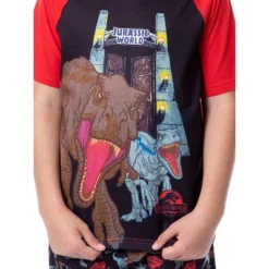 Jurassic World Boys' Blue T-Rex Park Logo Sleep Pajama Set Shorts Black -Intimo GUEST 0d918612 0577 481c 8ec1 cc0a88759143