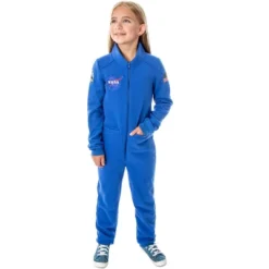 NASA Girls' Meatball Space Suit Astronaut Costume One Piece Pajama Union Suit Blue 12 NASA Girls' Meatball Space Suit Astronaut Costume One Piece Pajama Union Suit Blue -Intimo GUEST 0dd1bbfe e647 4d93 ba06 77394bb643f5