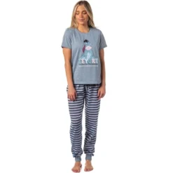 Disney Winnie-the-Pooh Women's Eeyore Character Jogger Sleep Pajama Set Grey -Intimo GUEST 12fb657a 5a0e 4ad7 83bd 7988d9cb1f58