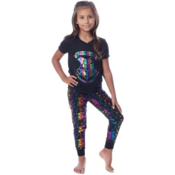 Harry Potter Girls' Rainbow Foil Hogwarts Crest Pajama Jogger Set Multicolor 7 Harry Potter Girls' Rainbow Foil Hogwarts Crest Pajama Jogger Set Multicolor -Intimo GUEST 13947efb b50c 43ca a870 f940183490f3