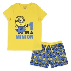 Despicable Me Girls' Movie Minions 1 In A Minion Sleep Pajama Set Shorts Multicolored -Intimo GUEST 14319a53 8735 4482 9a4a d516f4838317
