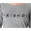 Friends TV Show Logo Juniors' Comfy Shirt And Pants Jogger Pajama Set Classic Friends Logo -Intimo GUEST 155cc7e0 2d33 4734 b69f 1210efab8b00