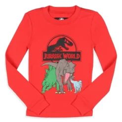 Jurassic World Toddler Boys' Movie Film Park Tight Fit Sleep Pajama Set Multicolored