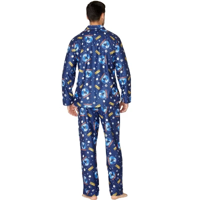 The Polar Express Adult Believe Button-Front Coat Shirt And Pants Pajama Set 4 The Polar Express Adult Believe Button-Front Coat Shirt And Pants Pajama Set - Image 2