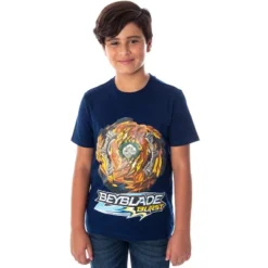 Beyblade Burst Boys' Wizard Fafnir Spinner Top Kids Short Sleeve T-Shirt -Intimo GUEST 1b5568a0 3b74 41b9 acc4 18d3c841712b