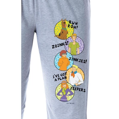 Scooby-Doo Womens' Scooby Shaggy Velma Fred Daphne Sleep Pajama Pants Grey 3 Scooby-Doo Womens' Scooby Shaggy Velma Fred Daphne Sleep Pajama Pants Grey