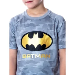 DC Comics Boys' Justice League Digital Camo Batman 2 PC Pajama Set Grey -Intimo GUEST 1c56fdd6 0c84 4c64 9c7e 7e6a81bc3725