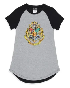 Harry Potter Girls' Wizarding World Hogwarts Crest Sleep Pajama Nightgown Grey -Intimo GUEST 1c5f4926 1bde 4685 9989 05ebde7c077a