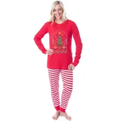 Harry Potter Christmas Sweater Golden Trio Tight Fit Family Pajama Set
