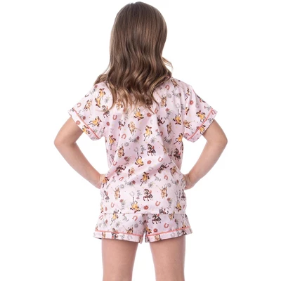 Girls' Spirit Untamed Movie Film Horses Lucky Sleep Pajama Set Shorts Pink 6 Girls' Spirit Untamed Movie Film Horses Lucky Sleep Pajama Set Shorts Pink - Image 4