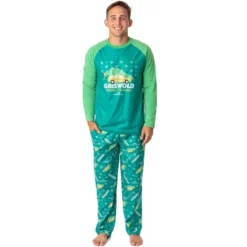National Lampoon's Christmas Vacation Mens' Griswold Family Sleep Pajama Set Green -Intimo GUEST 1ed13e8a 9aa5 429d 8ca8 e331c06023a1