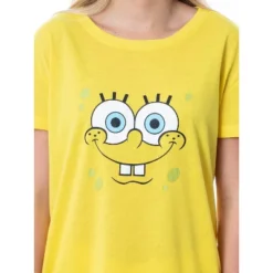 Nickelodeon SpongeBob SquarePants Womens' Faces 2 Piece Jogger Pajama Set Yellow -Intimo GUEST 20c2f719 3187 4502 bce6 89ee5d59134b
