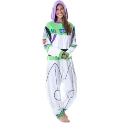 Disney Mens' Toy Story Buzz Lightyear Costume Pajama Union Suit White 12 Disney Mens' Toy Story Buzz Lightyear Costume Pajama Union Suit White -Intimo GUEST 2222171d 029f 472c 8a42 762802541557
