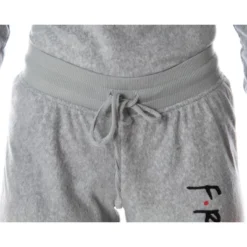 Friends TV Show Logo Juniors' Comfy Shirt And Pants Jogger Pajama Set Classic Friends Logo -Intimo GUEST 2524aff3 7e36 4619 8674 b32955b64481