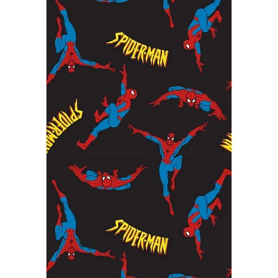 Marvel Comics Men's Spiderman Comic Allover Print Loungewear Pajama Pants Black 4 Marvel Comics Men's Spiderman Comic Allover Print Loungewear Pajama Pants Black - Image 2