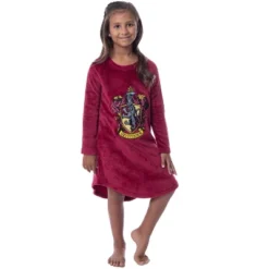 Harry Potter Girls' Hogwarts Houses Crest Raglan Pajama Nightgown-All Houses 16 Harry Potter Girls' Hogwarts Houses Crest Raglan Pajama Nightgown-All Houses -Intimo GUEST 2896932b 29de 4669 a054 794092b780d8