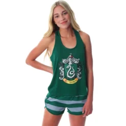 Harry Potter Women's Hogwarts House Crest Racerback Tank And Shorts Pajama Lounge Set -Intimo GUEST 29a31d1e b384 463d bc22 5ed2de5027a4