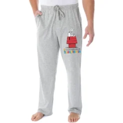 Peanuts Adult Snoopy Sleeping In Character Loungewear Sleep Pajama Pants Heather Grey -Intimo GUEST 2a5f4de0 a7a7 4cd4 be22 9a811a3fe0b0