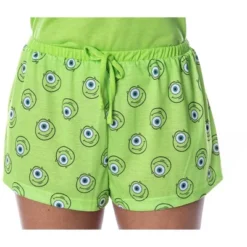 Disney Women's Monsters Inc. Mike Wazowski Shirt And Shorts Pajama Set Lime Green -Intimo GUEST 2cdcac40 9345 46be 9ce9 b5aab4da1ab8