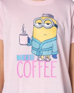 Despicable Me Minions Womens' Need Coffee Character Sleep Pajama Set Shorts Multicolored -Intimo GUEST 3050f2d5 55a6 44ca ac2a 82c7c85e6fac
