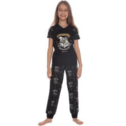 Harry Potter Big Girls Hermione Granger Hogwarts Golden Snitch Crest Pajama Set -Intimo GUEST 30533c28 e158 4ac7 9bb0 e995281428a1