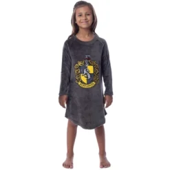 Harry Potter Girls' Hogwarts Houses Crest Raglan Pajama Nightgown-All Houses 12 Harry Potter Girls' Hogwarts Houses Crest Raglan Pajama Nightgown-All Houses -Intimo GUEST 310e5e58 d8f3 4199 a179 8385abc22345