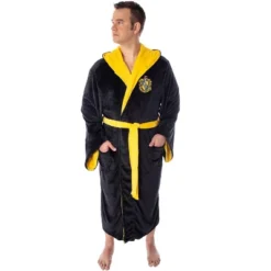 Harry Potter Adult Fleece Plush Hooded Robe - Big And Tall -Intimo GUEST 32564c9d e442 4440 a61a bcaca05dd5ee