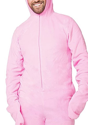 A Christmas Story Men's Ralphie Deranged Pink Bunny Suit Hooded Pajamas Pink 3 A Christmas Story Men's Ralphie Deranged Pink Bunny Suit Hooded Pajamas Pink