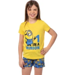 Despicable Me Girls' Movie Minions 1 In A Minion Sleep Pajama Set Shorts Multicolored -Intimo GUEST 36486784 855e 4fc3 821e dc0d24cb5c52