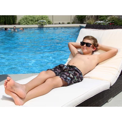 Monster Jam Boys' Dragon Zombie Grave Digger Megalodon Allover Swim Trunks Black 8 Monster Jam Boys' Dragon Zombie Grave Digger Megalodon Allover Swim Trunks Black - Image 6