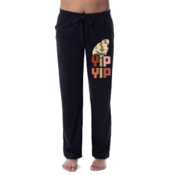 Nickelodeon Womens' Avatar The Last Airbender Appa Yip Yip Pajama Pants Black -Intimo GUEST 3a803465 e127 4f05 8917 4edc9b22dcf0
