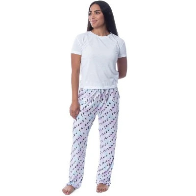 Friends The TV Series Womens' Show Title Logo Pastel Tie Dye Pajama Pants Multicolored 5 Friends The TV Series Womens' Show Title Logo Pastel Tie Dye Pajama Pants Multicolored - Image 3
