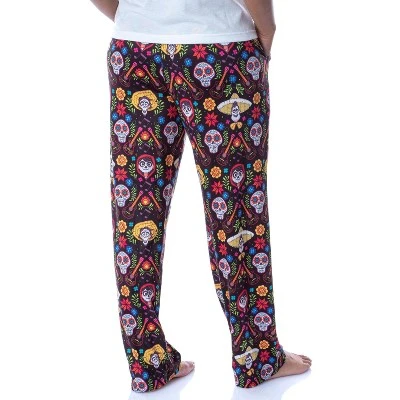 Disney Womens' Coco Skull Family Day Of The Dead All Over Pajama Pants Black 5 Disney Womens' Coco Skull Family Day Of The Dead All Over Pajama Pants Black - Image 3