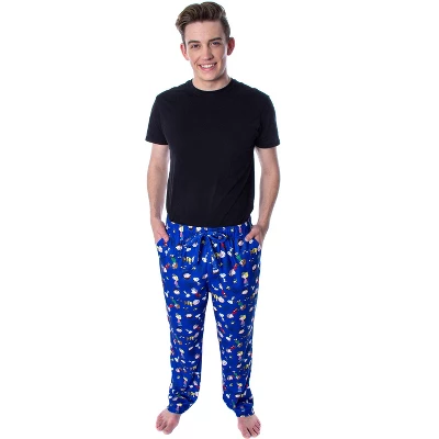Peanuts Men's Good Grief! Allover Character Pattern Sleepwear Pajama Pants Good Grief Gang 3 Peanuts Men's Good Grief! Allover Character Pattern Sleepwear Pajama Pants Good Grief Gang