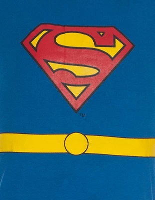 DC Comics Boys Classic Superman Outfit Costume Kids Pajama Set 4 DC Comics Boys Classic Superman Outfit Costume Kids Pajama Set - Image 2