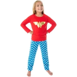 DC Comics Wonder Woman Girls' Classic Costume Colors Fleece Pajama Set 9 DC Comics Wonder Woman Girls' Classic Costume Colors Fleece Pajama Set -Intimo GUEST 3f50629b 31cd 4e14 a0ee 996de9f461ae