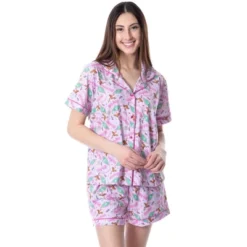 Harry Potter Womens' Honeydukes Wizarding World Sleep Pajama Set Shorts Pink -Intimo GUEST 40a538b9 f618 4acc 9f32 c4d2a8b6184e
