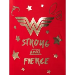 DC Comics Girls' Wonder Woman Strong And Fierce Shirt And Shorts Pajama Set Strong And Fierce -Intimo GUEST 40a92bed 40e2 4885 875b 3e9d16a99d35