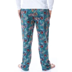 Jurassic Park Mens' Dinosaur Film Logo Tropical Sleep Pajama Pants Green -Intimo GUEST 411a7e46 8867 47ef ba08 e86870218814