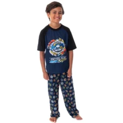 Beyblade Burst Boys' Wizard And Spinner Tops 2 Piece Pant/Raglan Pajama Set Beyblade - Ace Dragon -Intimo GUEST 4265c5e0 edba 4442 9a0b 783a91dd2169